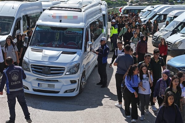 Hatay’da okul servislerine yönelik denetimler sürüyor