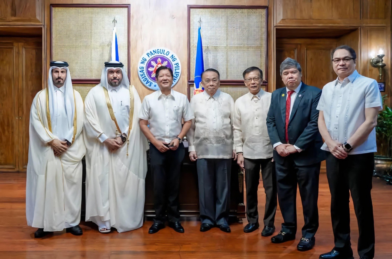 Al Hamidi, Filipinler Cumhuriyeti Başkanı Marcos Jr. ile bir araya geldi