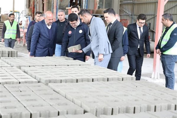 Mardin Büyükşehir Belediyesi’nden parke ve konkasör tesislerinde inceleme