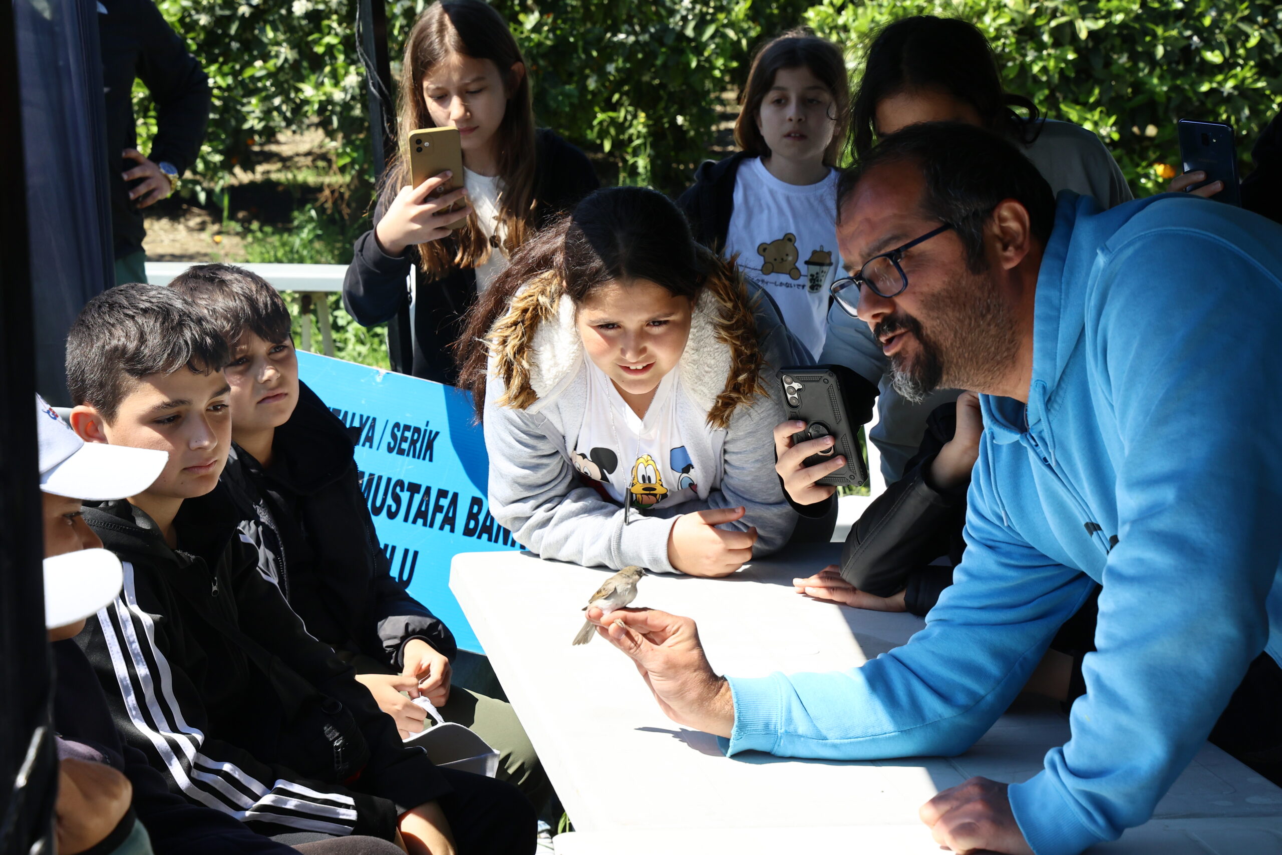 Bilim Köyü’nde kuş halkalama eğitimi verildi