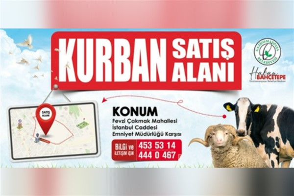 Gaziosmanpaşa’da modern ve hijyenik kurban satış alanı kuruldu
