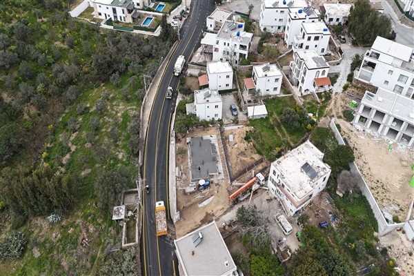 Bodrum’daki yol yapım çalışmaları tamamlandı