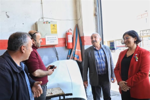 Eş Başkanı Gülşen’den, 3. Sanayi Sitesi’ne ziyaret