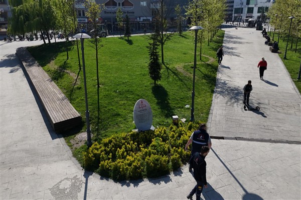 Düzce’de millet bahçesi yaz sezonuna hazırlanıyor