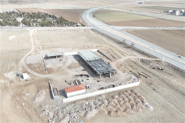 Develi yeni otobüs terminali inşaatı devam ediyor