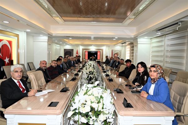 Batman’da Sivil Toplumla İştişare Toplantıları devam ediyor