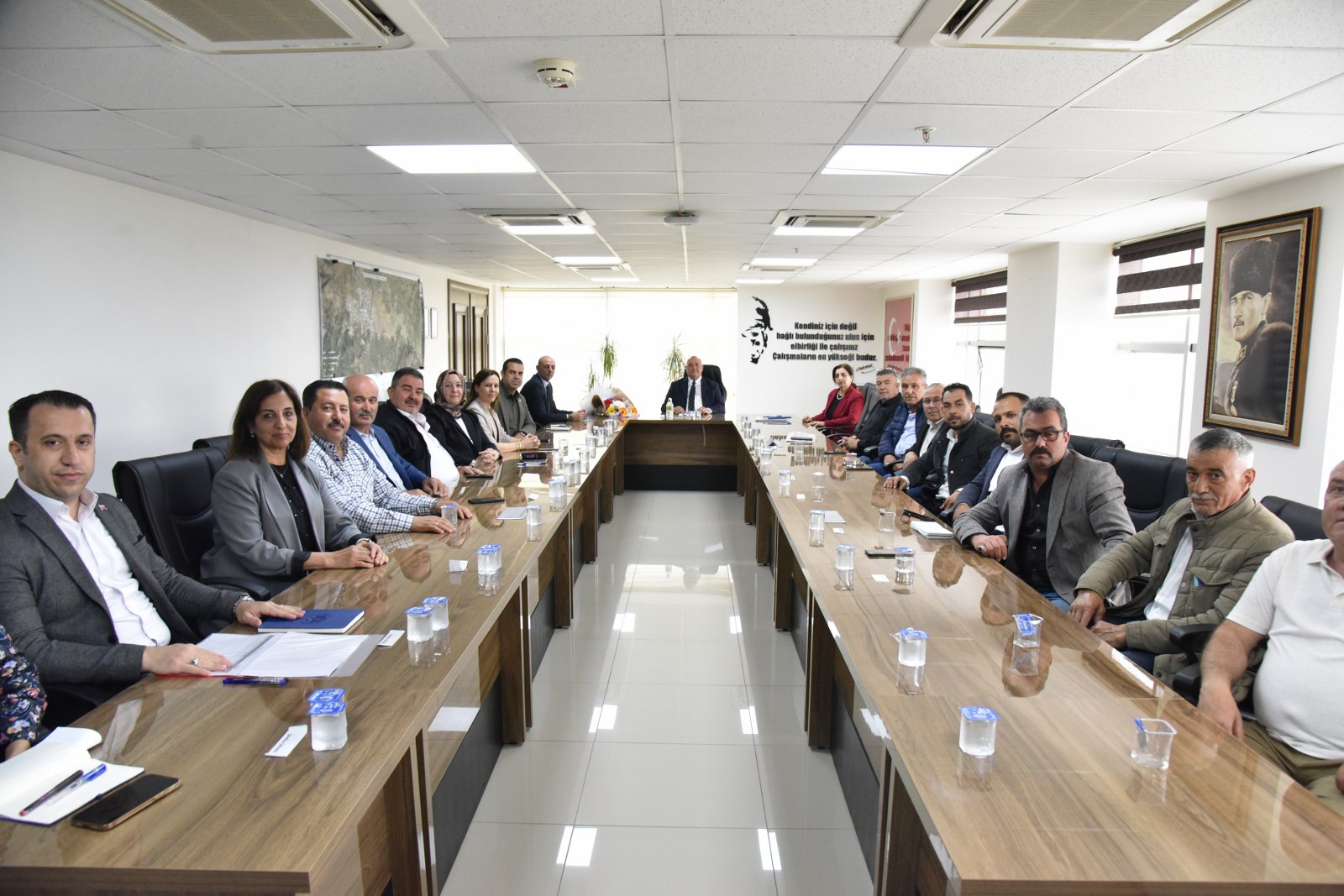 Yunusemreli muhtarlar MASKİ’de ağırlandı