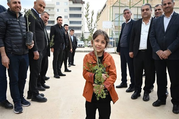 Mardin’de zeytin fidanı dağıtımıyla tarıma destek