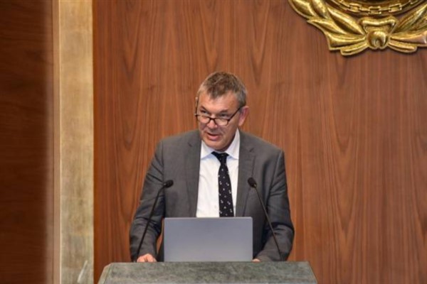 Lazzarini, Türkiye Cumhuriyeti Cumhurbaşkanı Yardımcısı Yılmaz ile bir araya geldi