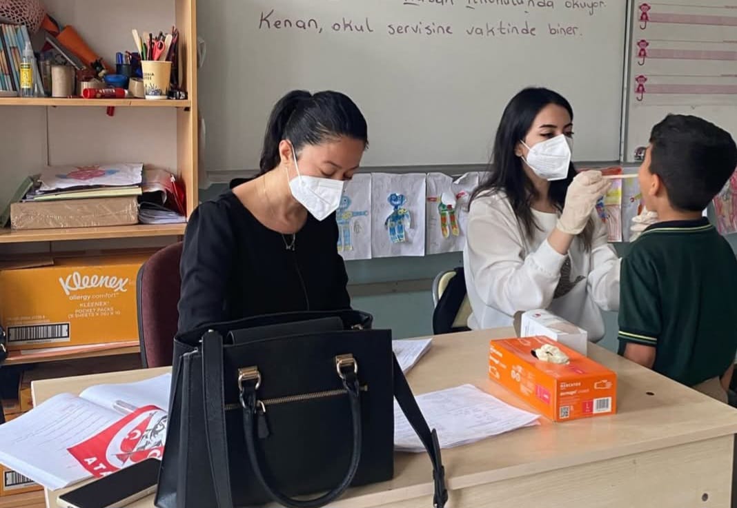 Belen’de öğrencilere ağız ve diş sağlığı eğitimi verildi