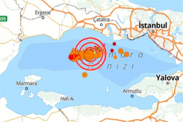 Marmara Denizi’nde deprem