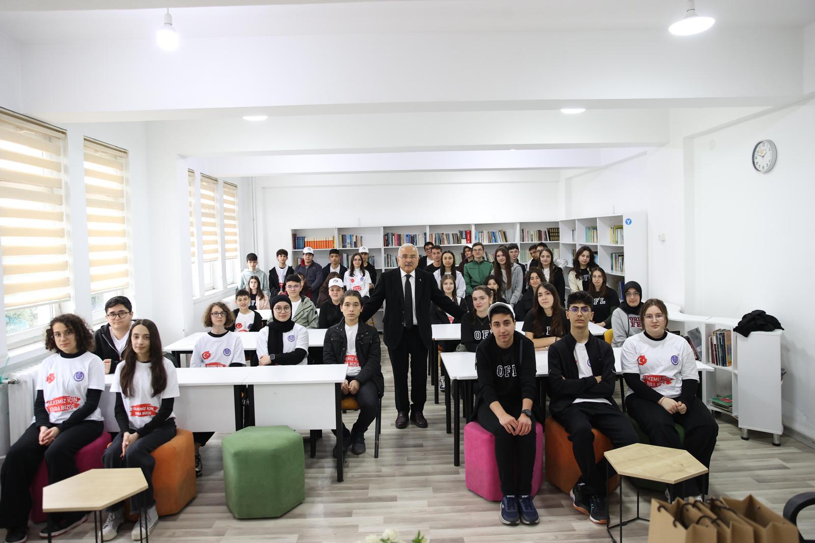 Başkan Güler’den öğrencilere moral ziyareti