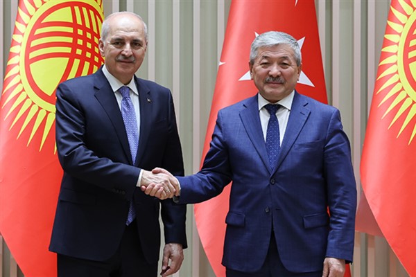 TBMM Başkanı Kurtulmuş, Kırgız Başbakanı Kasımaliyev ile görüştü