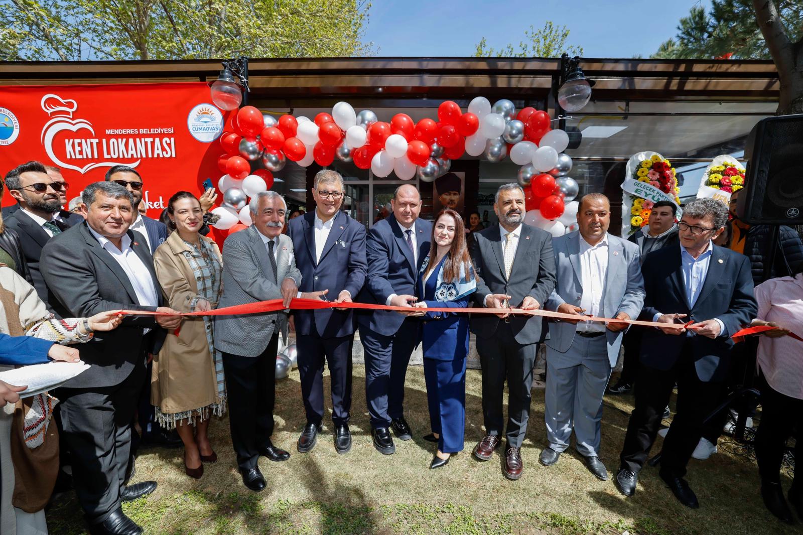 Menderes Belediyesi’nin Kent Lokantası açıldı