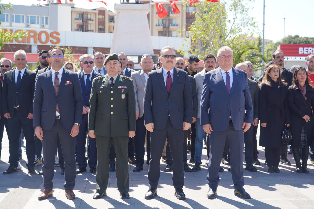 Gazi Mustafa Kemal Atatürk’ün Edremit’e gelişinin 91. yıl dönümü kutlandı