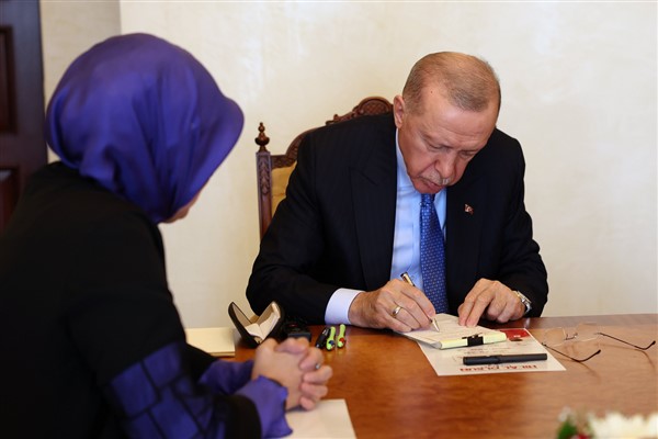 Düzeltme- Cumhurbaşkanı Erdoğan, Türk Kızılaya kurban bağışı yaptı