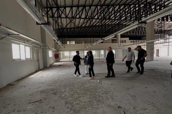 Mazıdağı’nda tekstil fabrikasında sona gelindi