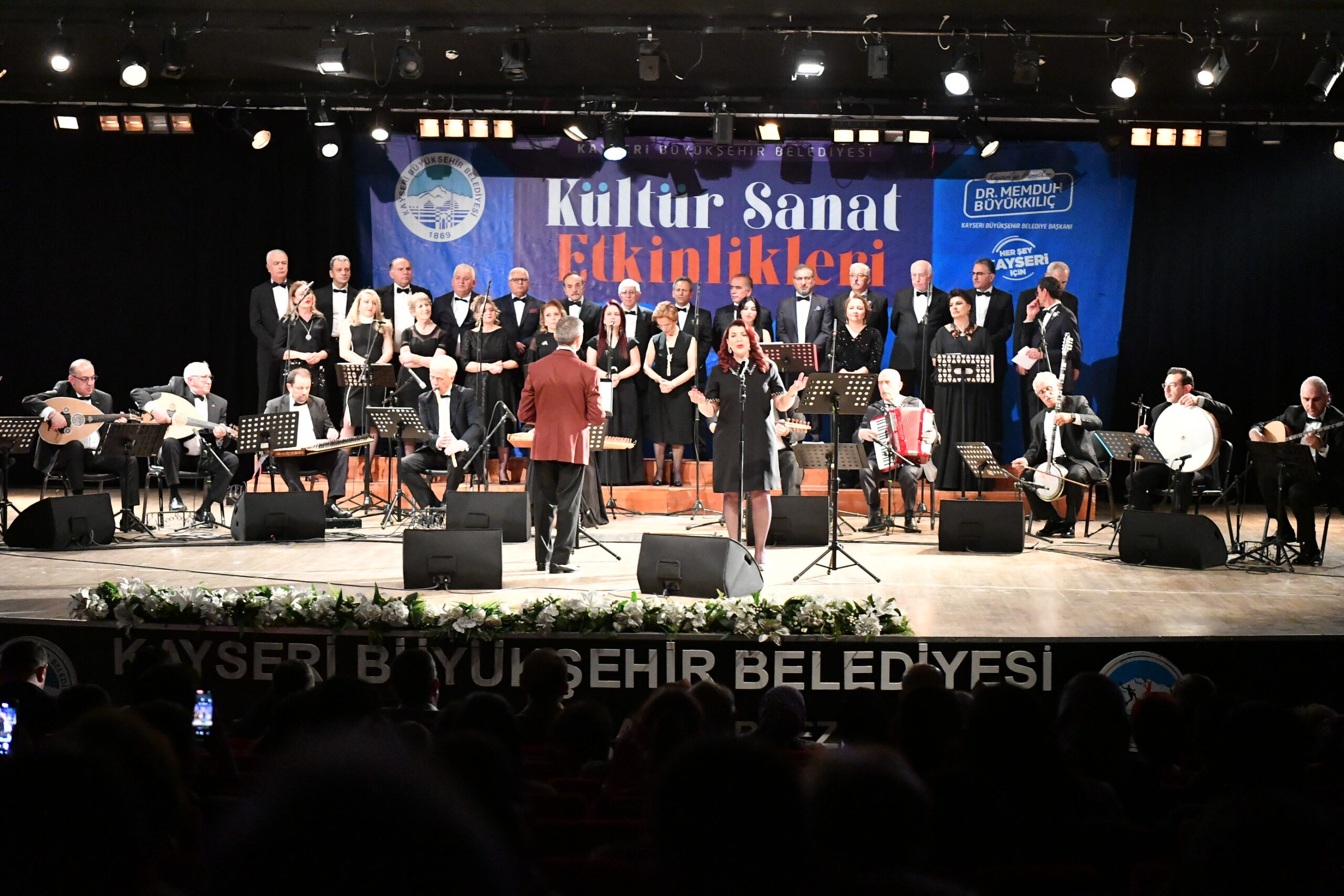 Kayseri’de Kent Korosu Türk Sanat Müziği Konseri gerçekleştirildi