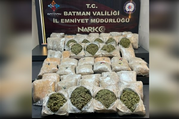 Batman’da 39 kilo 400 gram skunk ele geçirildi