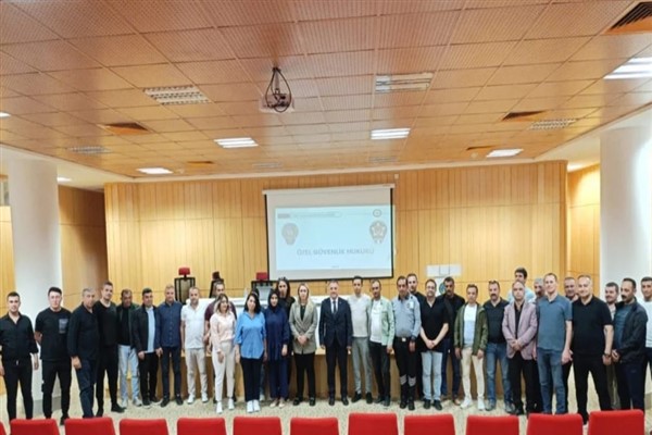 Erzincan’da özel güvenlik personeline eğitim verildi