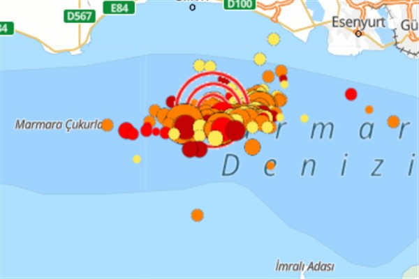Marmara Denizi’nde deprem