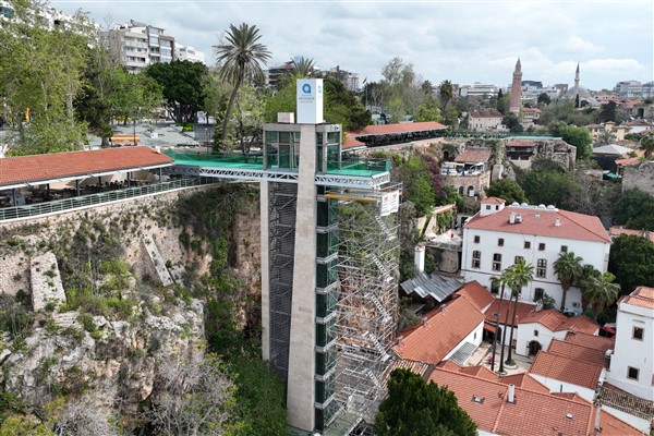 Antalya Yat Limanındaki asansörde geniş çaplı bakım onarım çalışması