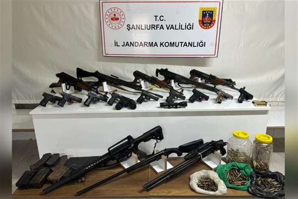 Şanlıurfa’da silah kaçakçılarına operasyon: 22 gözaltı