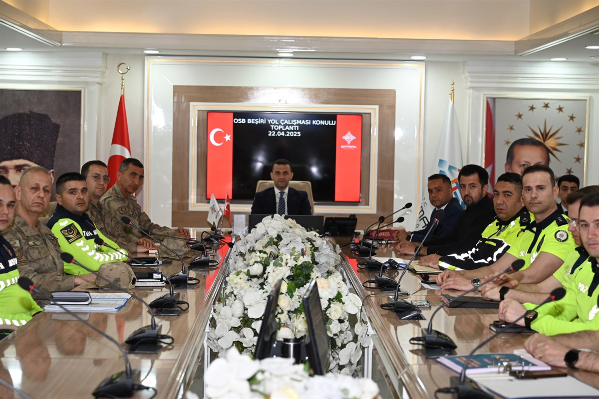 Batman’da OSB yolundaki trafik güvenliği masaya yatırıldı