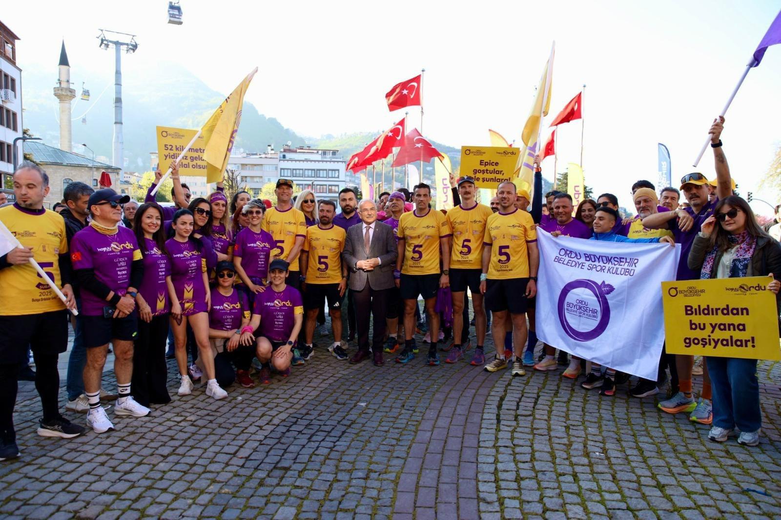 Ordulular Günü, 52 kilometrelik koşuyla kutlanıyor