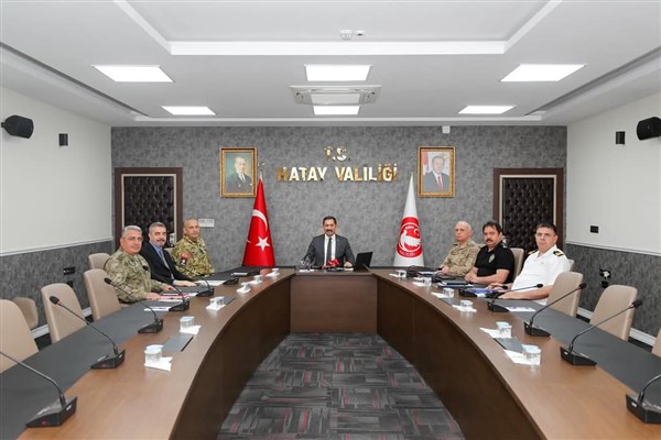 Hatay’da İl Asayiş ve Güvenlik Toplantısı yapıldı