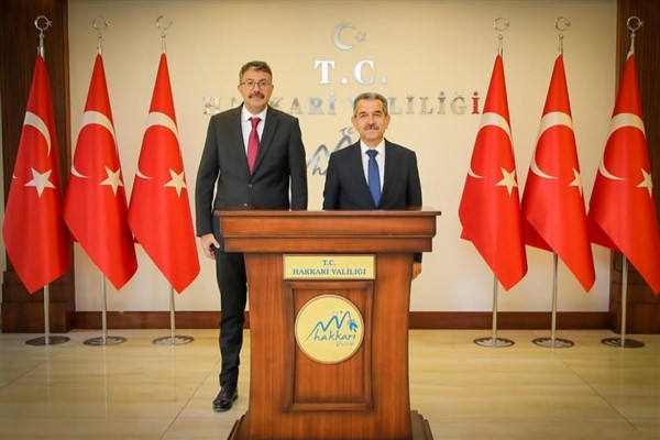 Şırnak Valisi Ekici’den Hakkari Valisi Çelik’e ziyaret