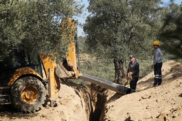 BASKİ’den Gömeç’e yeni içme suyu hattı