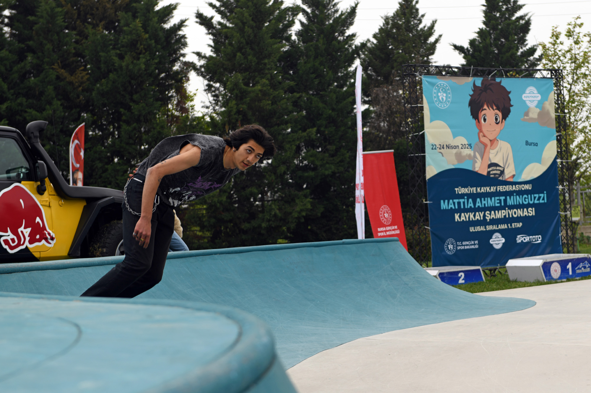 Osmangazi’de düzenlenen Minguzzi Kaykay Şampiyonası sona erdi