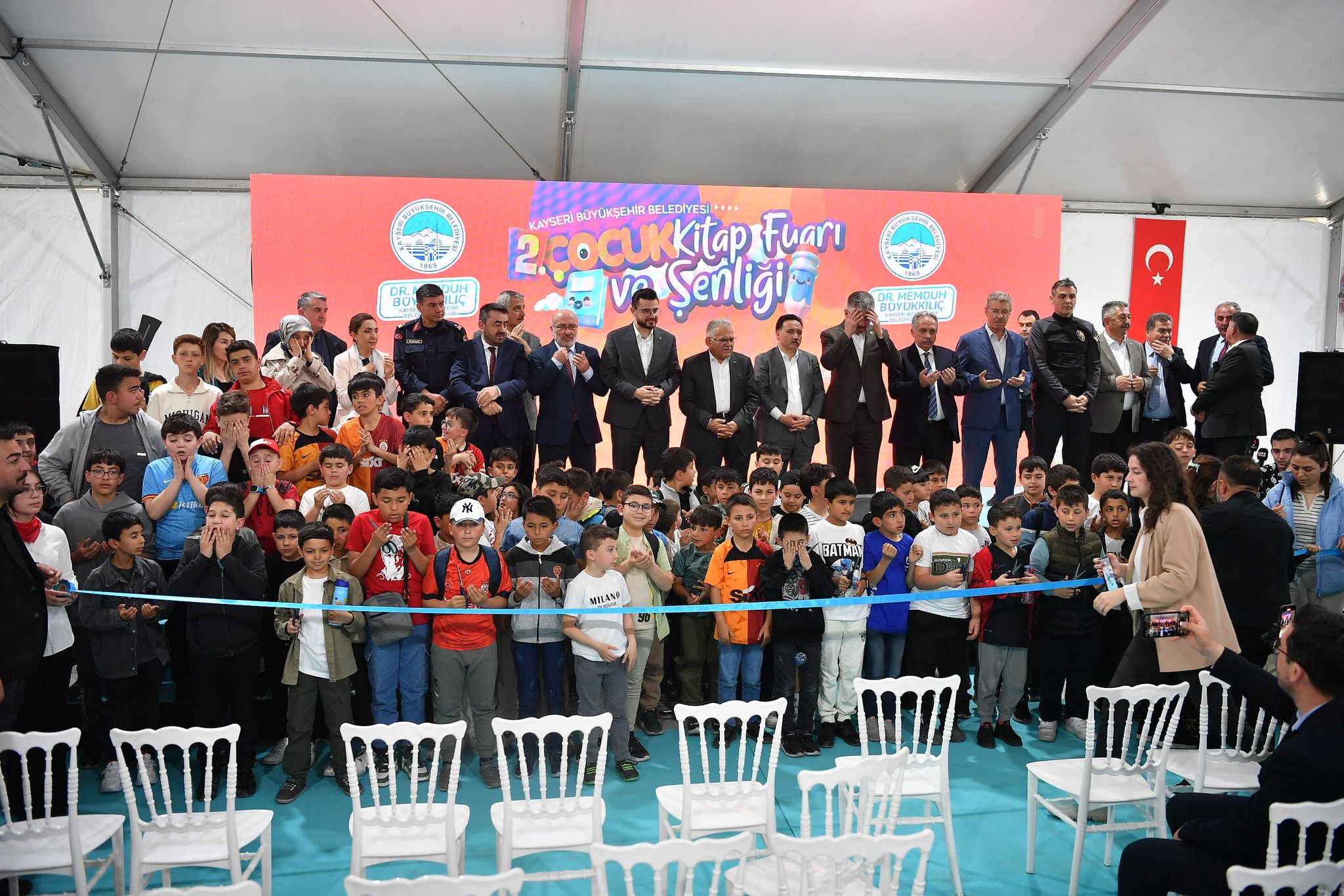 Kayseri’de 2’nci Çocuk Kitap Fuarı ve Şenliği açıldı