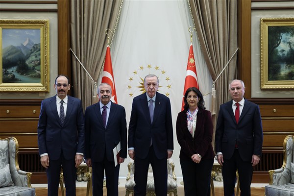 Cumhurbaşkanı Erdoğan, DEM Parti heyetini kabul etti