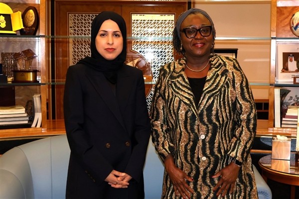Al-Thani, BM Siyasi İşler Dairesi Afrika’dan Sorumlu Yardımcısı Pobee ile görüştü