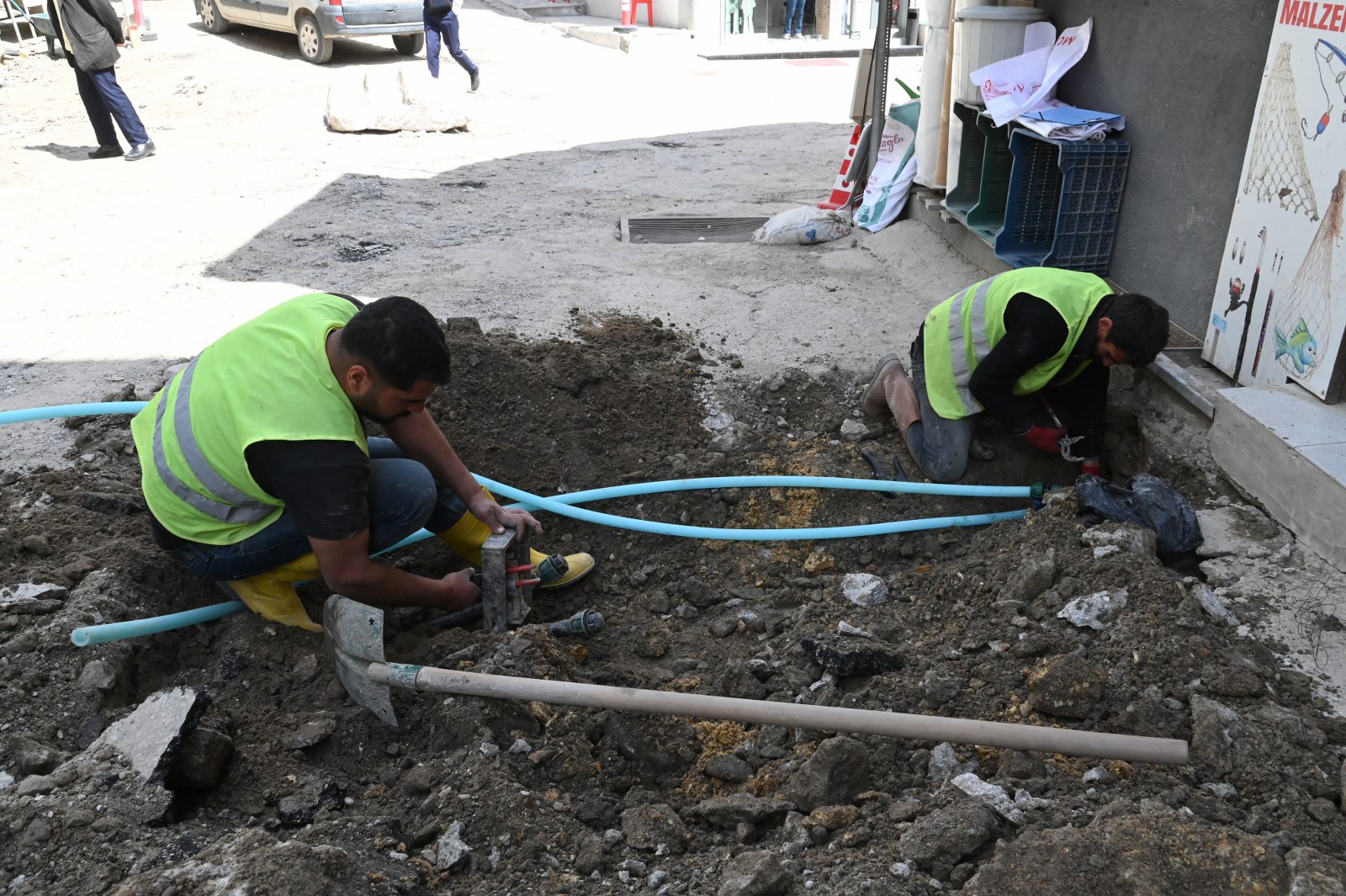 MASKİ, Demirci’de altyapı çalışmalarını sürdürüyor