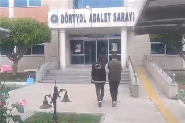 Hatay’da silahla tehdit suçundan aranan şahıs tutuklandı