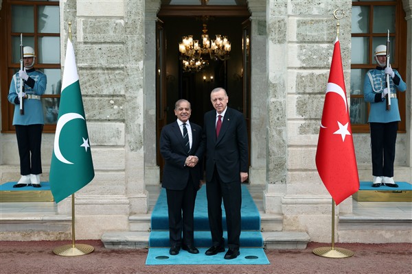 Cumhurbaşkanı Erdoğan, Pakistan Başbakanı Şerif’i kabul etti