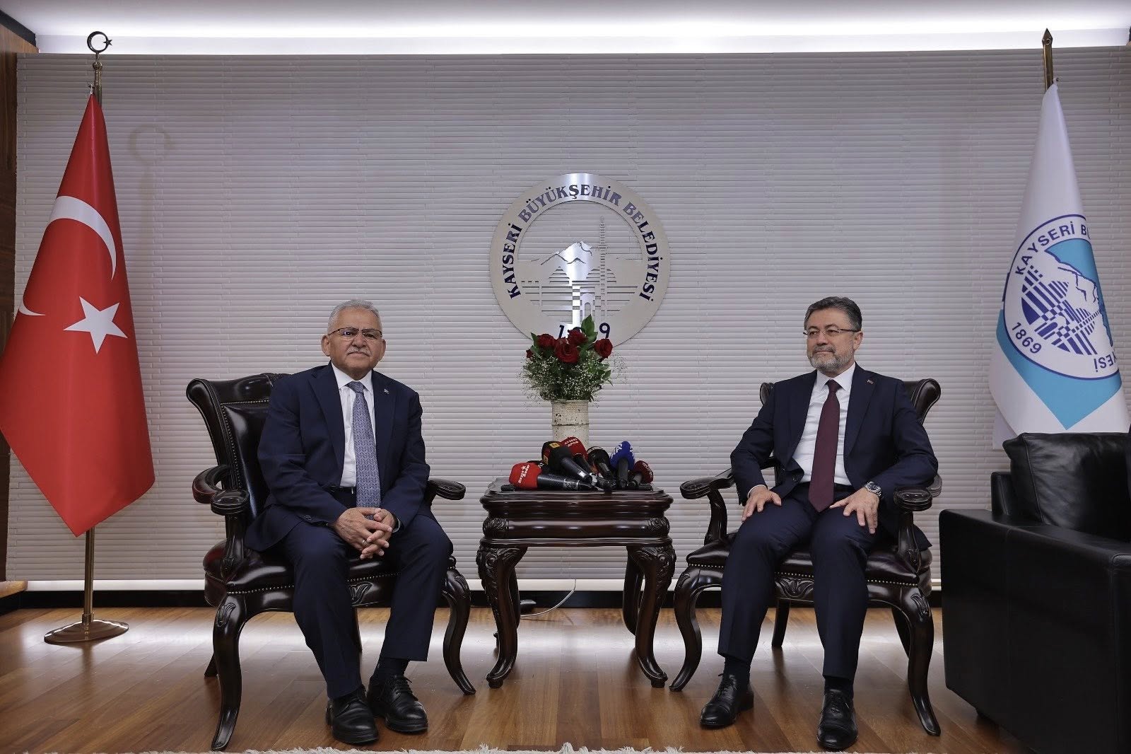 Başkan Büyükkılıç, Bakan Yumaklı’yı ağırladı