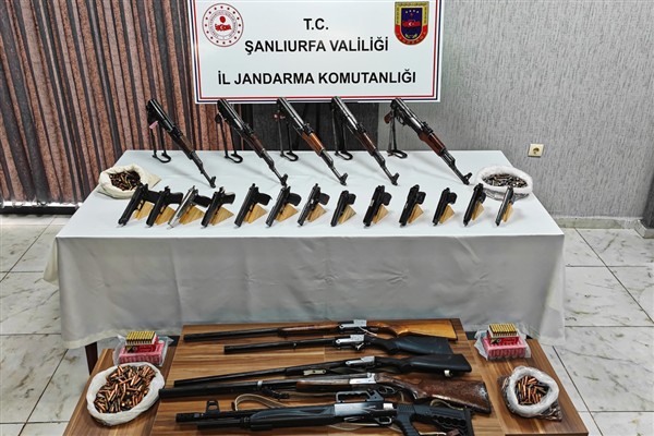 Şanlıurfa’da silah kaçakçılığı operasyonu: 16 gözaltı
