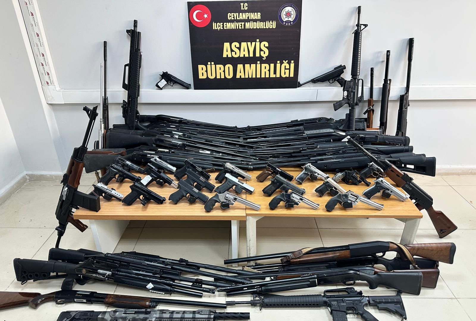 Ceylanpınar’da silah kaçakçılarına yönelik operasyon