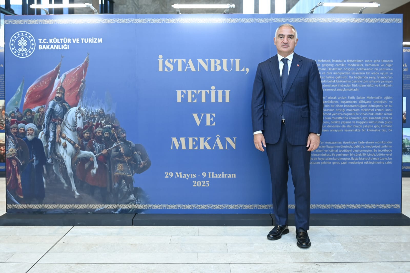 Bakan Ersoy, “İstanbul, Fetih ve Mekan” sergisinin açılışını yaptı