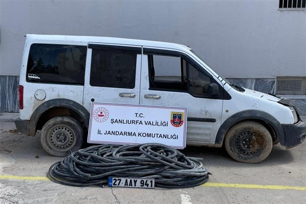 Şanlıurfa’da kablo hırsızlığı