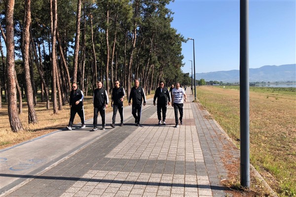 Orhangazi Zabıta ekiplerinden çalışma temposuna sporla destek