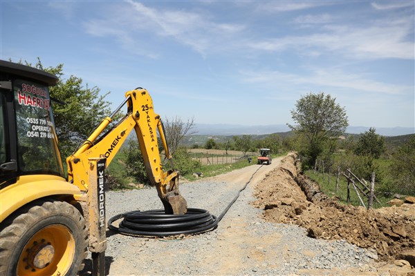 Samsun Büyükşehir’den dört ilçeye sulama altyapısı desteği
