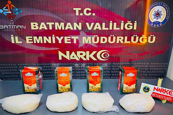 Batman’da 4 kilo 250 gram uyuşturucu ele geçirildi