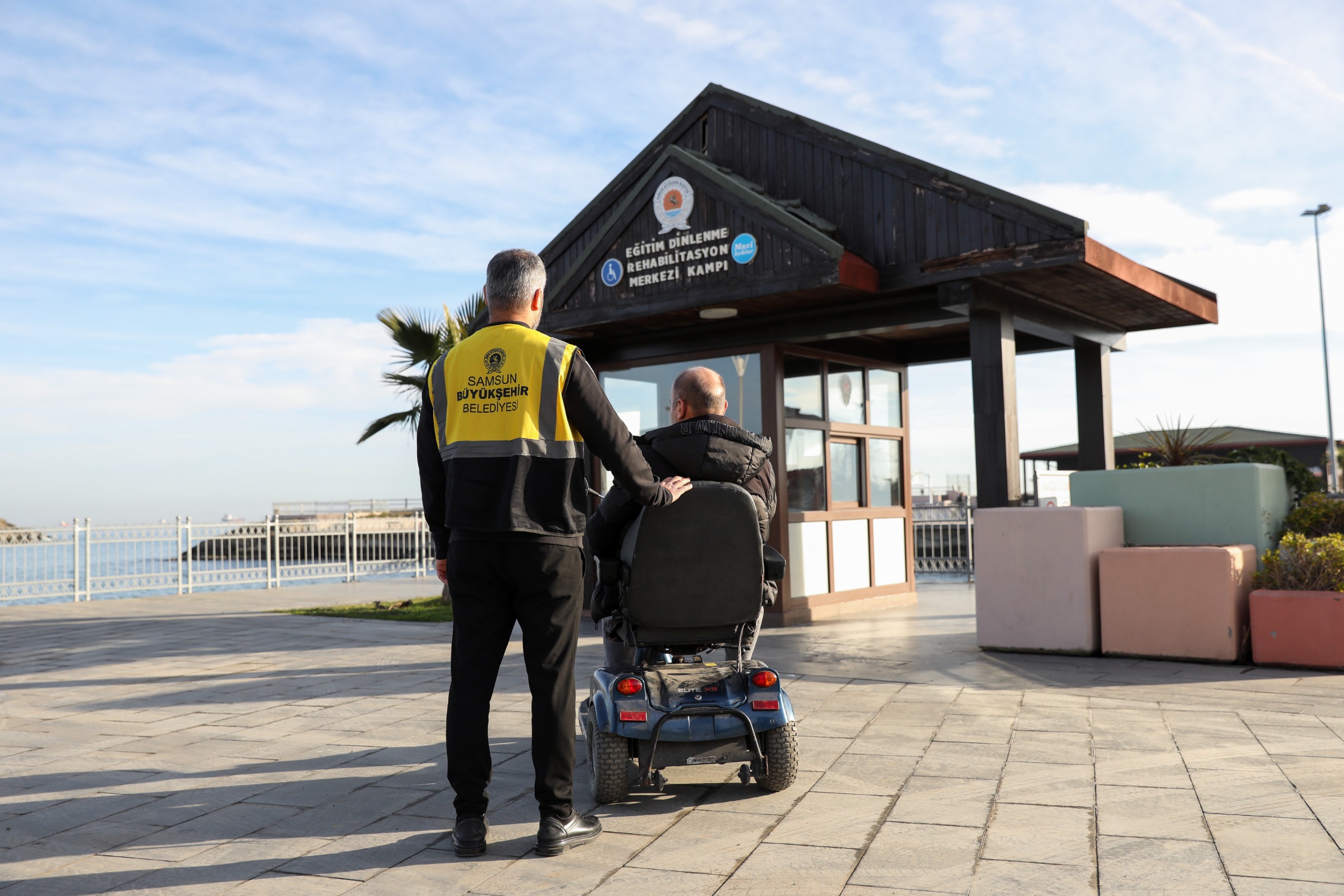 Samsun’da , engelli bireylere yönelik hizmetler devam ediyor