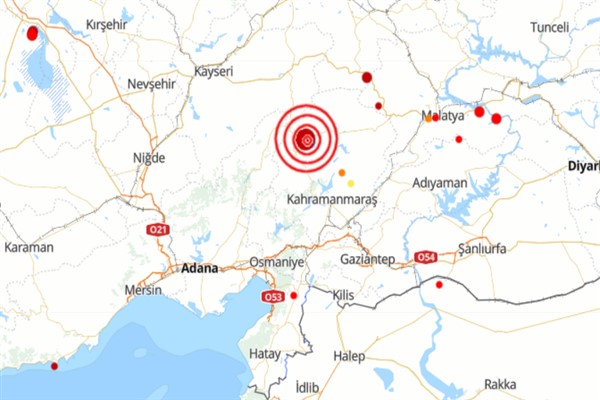 Kahramanmaraş’ta deprem