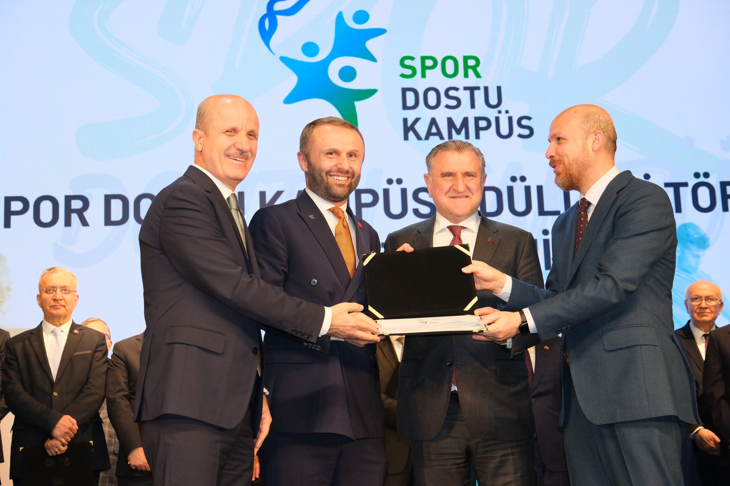 Recep Tayyip Erdoğan Üniversitesi’nde Spor Dostu Kampüs Projesi Ödül Töreni yapıldı